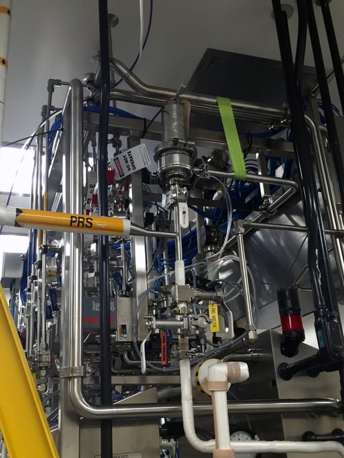 Chromatography Skid Steam Valve Removal and Modifications